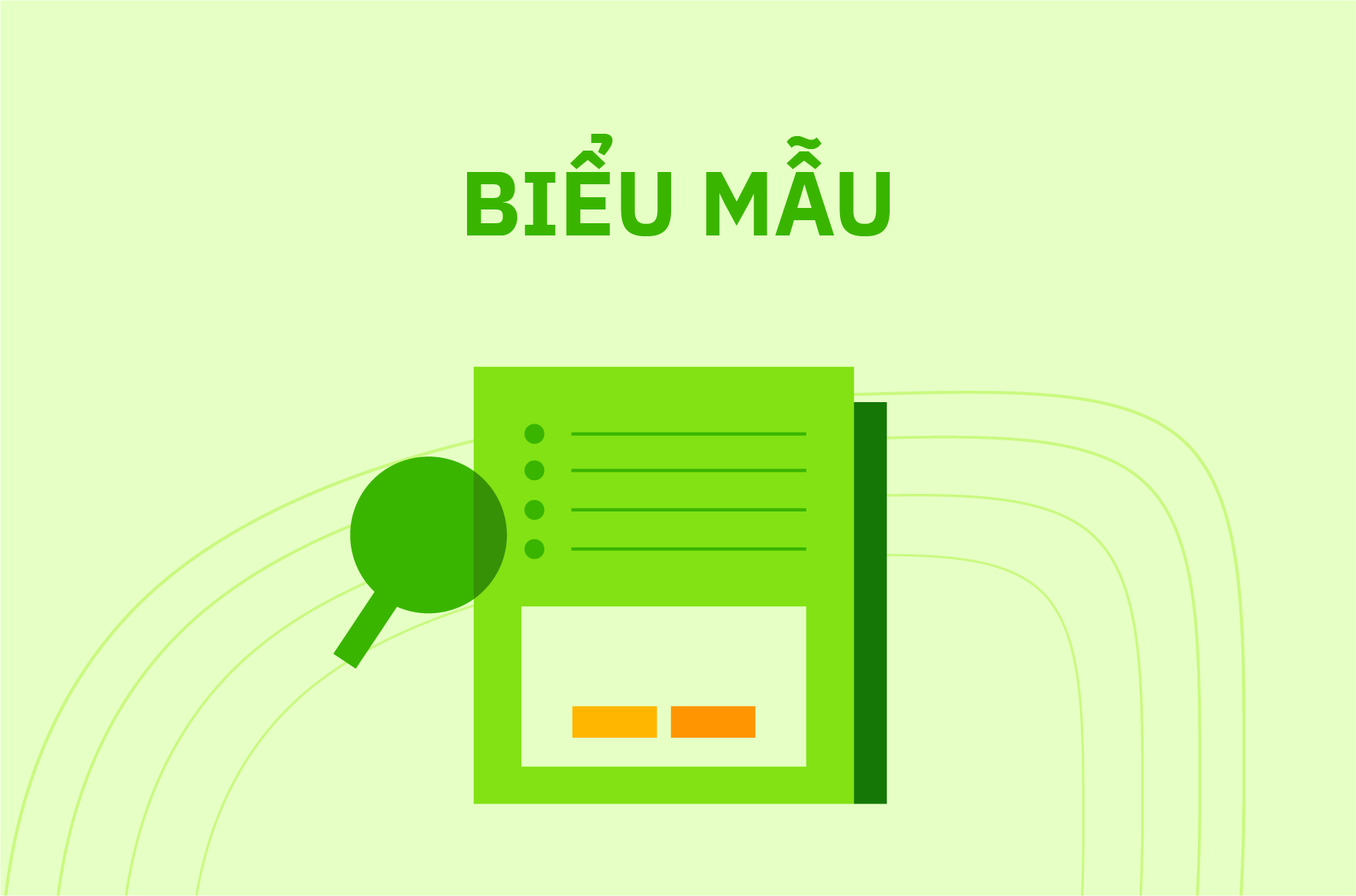 Danh sách biểu mẫu từ FHSC