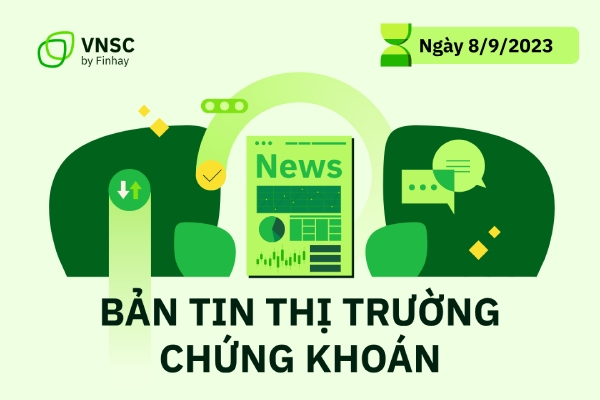 Bản tin chứng khoán ngày 8/9: Sức ép của nhóm bluechip tiếp tục khiến VN-Index giảm điểm