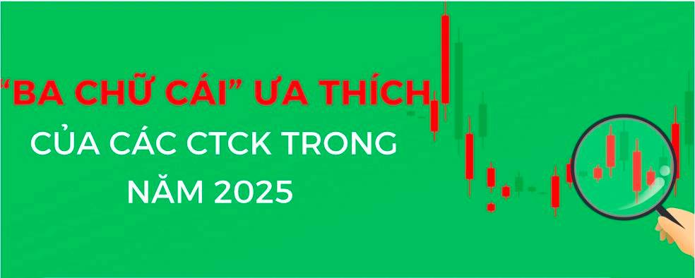 “Ba chữ cái” ưa thích của các Công ty chứng khoán trong năm 2025