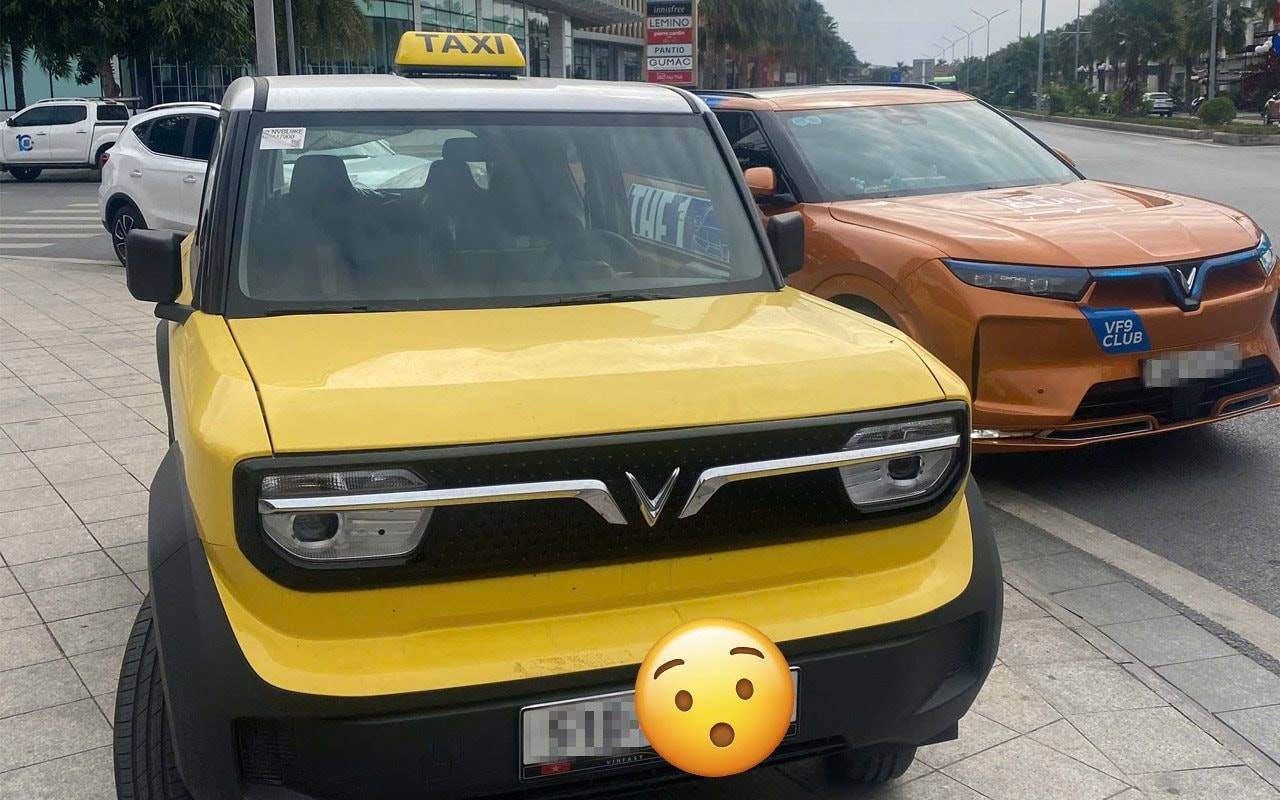 Xuất hiện chiếc VinFast VF 3 gắn mào Taxi, đeo biển số ‘Xe Tải’: Giá trị tấm biển gây bất ngờ!