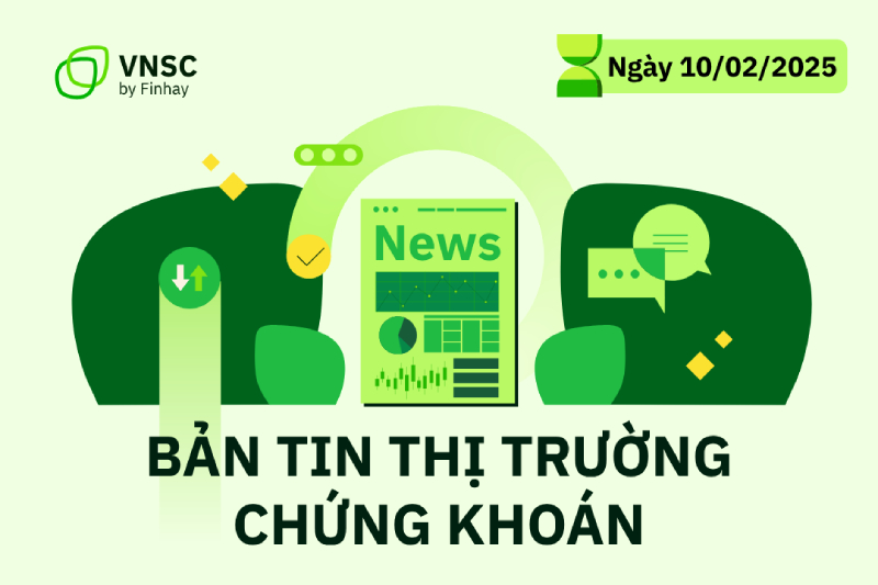 Bản tin chứng khoán ngày 10/02: Thị trường điều chỉnh, cổ phiếu ngân hàng vẫn vượt đỉnh