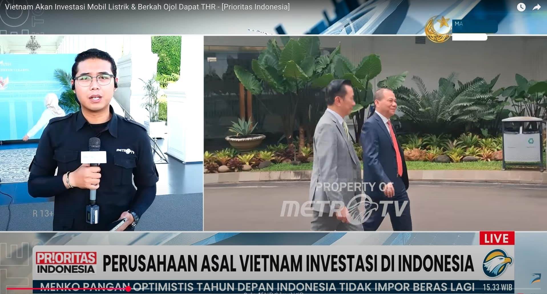 Tỷ phú Phạm Nhật Vượng tới Indonesia, hội kiến Tổng thống Prabowo Subianto: Hé lộ mảng đầu tư “hot”