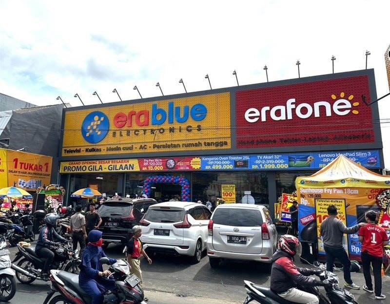 Chuỗi điện máy tại Indonesia của Thế giới di động lần đầu tiên cán mốc 100 cửa hàng, doanh thu lũy kế vượt 150 triệu USD