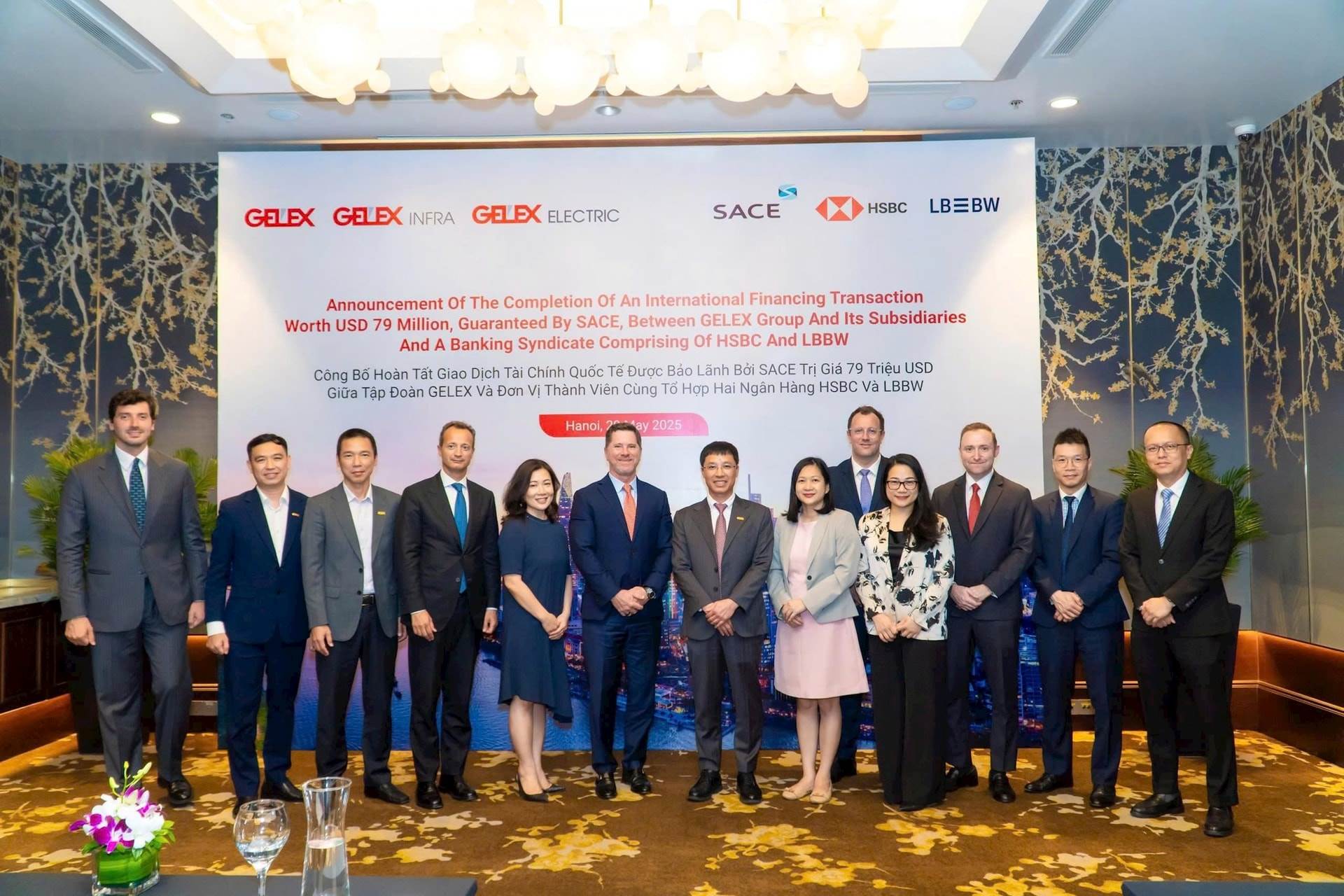 GEX: HSBC thu xếp thành công giao dịch bảo lãnh khoản vay không ràng buộc 79 triệu USD cho GELEX