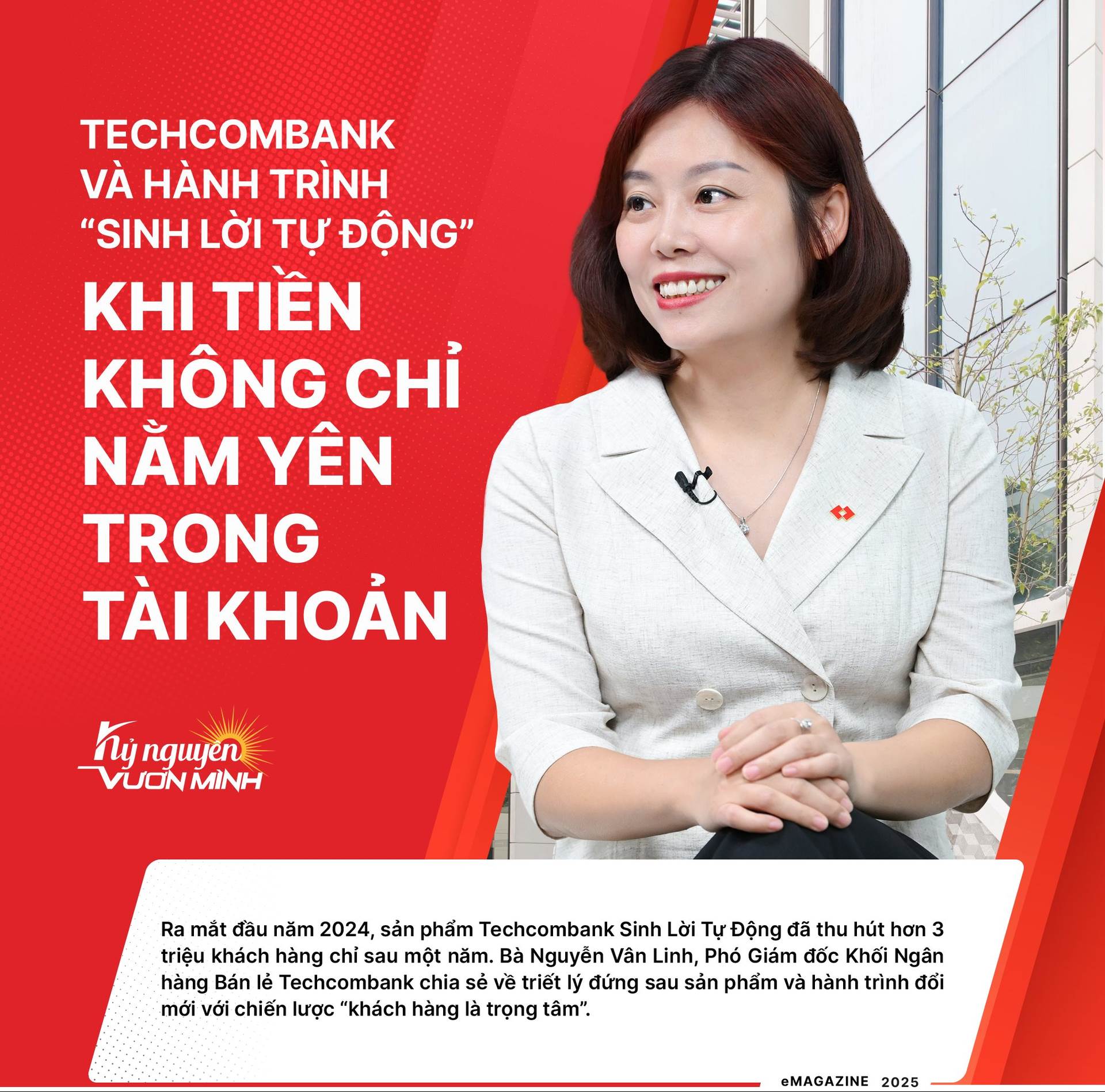 Techcombank và hành trình “Sinh Lời Tự Động”: Khi tiền không chỉ nằm yên trong tài khoản