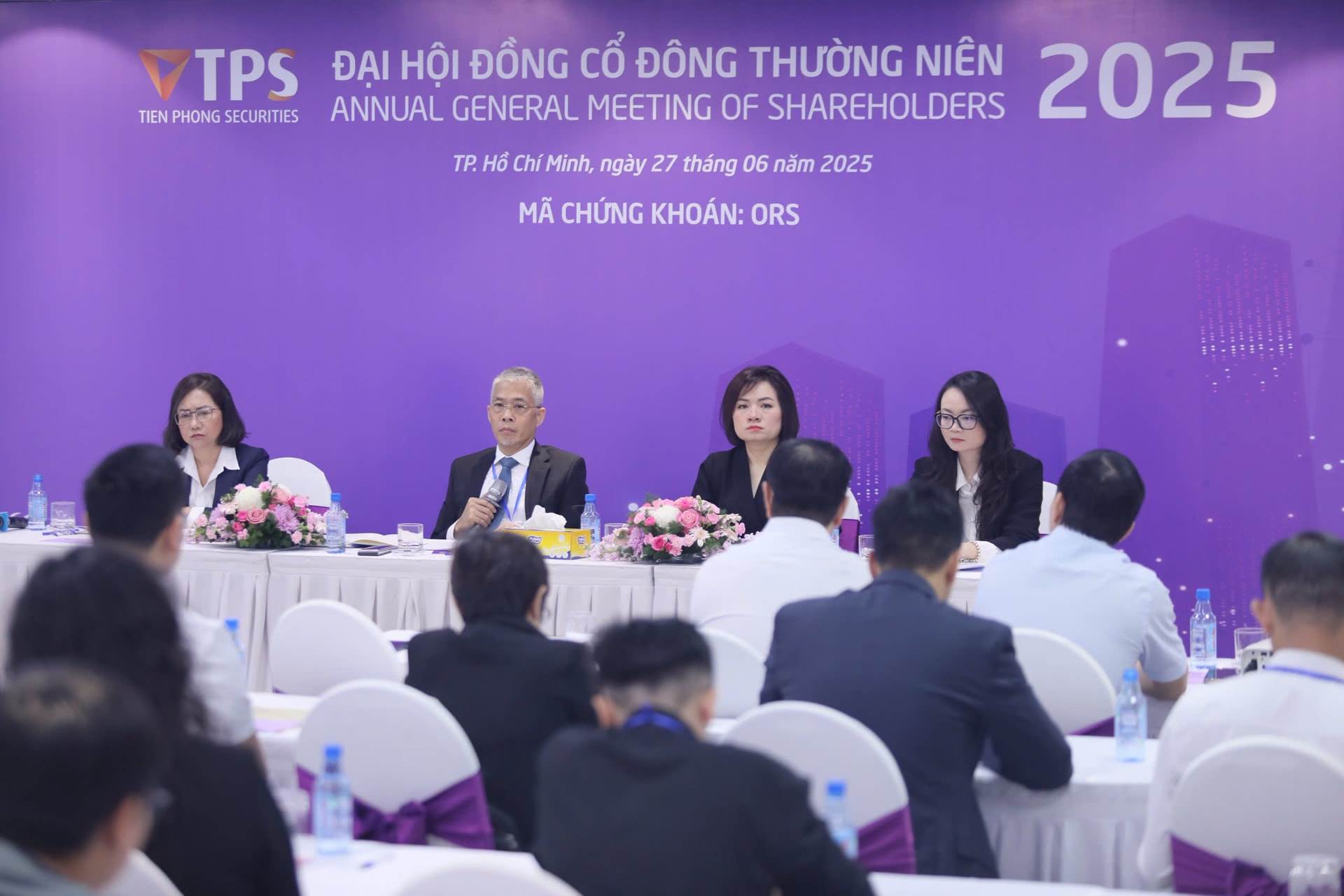 ORS: ĐHĐCĐ Chứng khoán Tiên Phong: Kế hoạch kinh doanh 2025 xây dựng theo hướng thận trọng, có thể điều chỉnh trong điều kiện thuận lợi