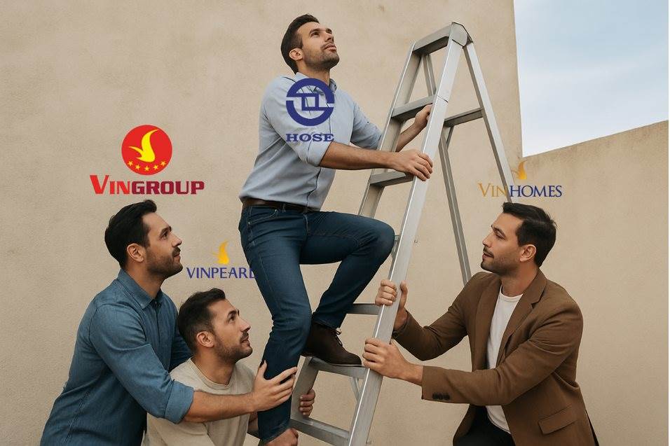 Vốn hóa HoSE tăng 690.000 tỷ đồng trong nửa năm: ‘Công thần’ nhà Vingroup góp 549.000 tỷ, FPT – Vietcombank – BSR ‘kéo tụt’ hơn 100.000 tỷ
