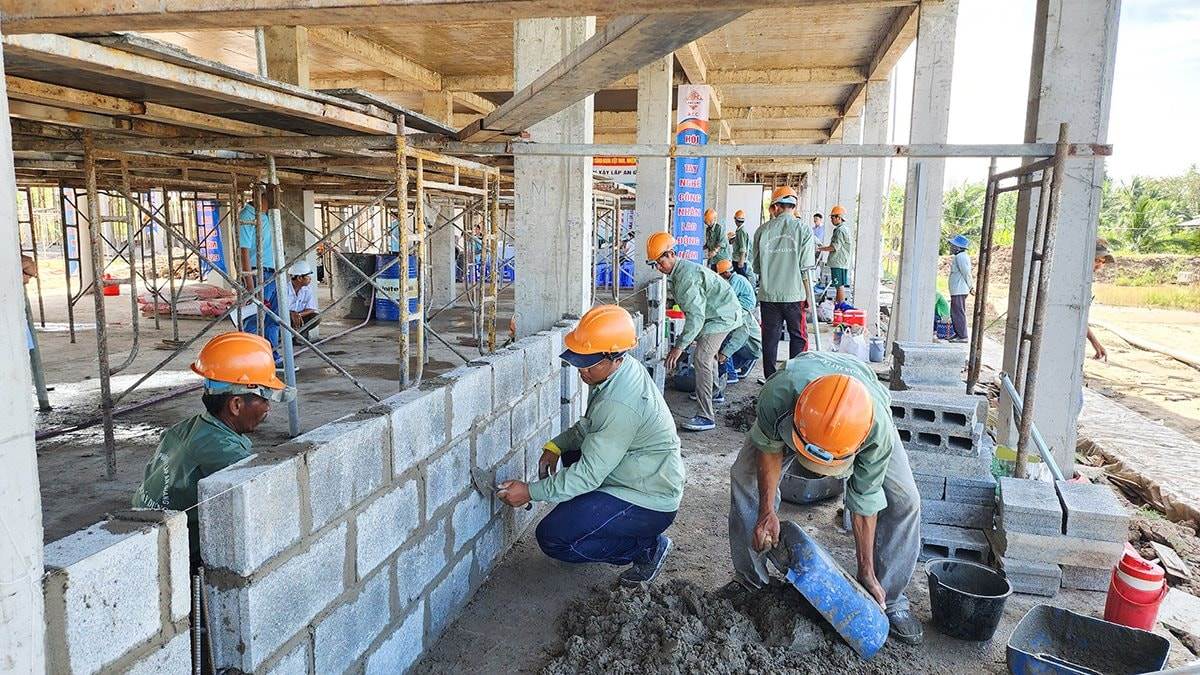 Năm 2025, lạm phát chi phí xây dựng tại Việt Nam thuộc nhóm thấp nhất trong khu vực Châu Á