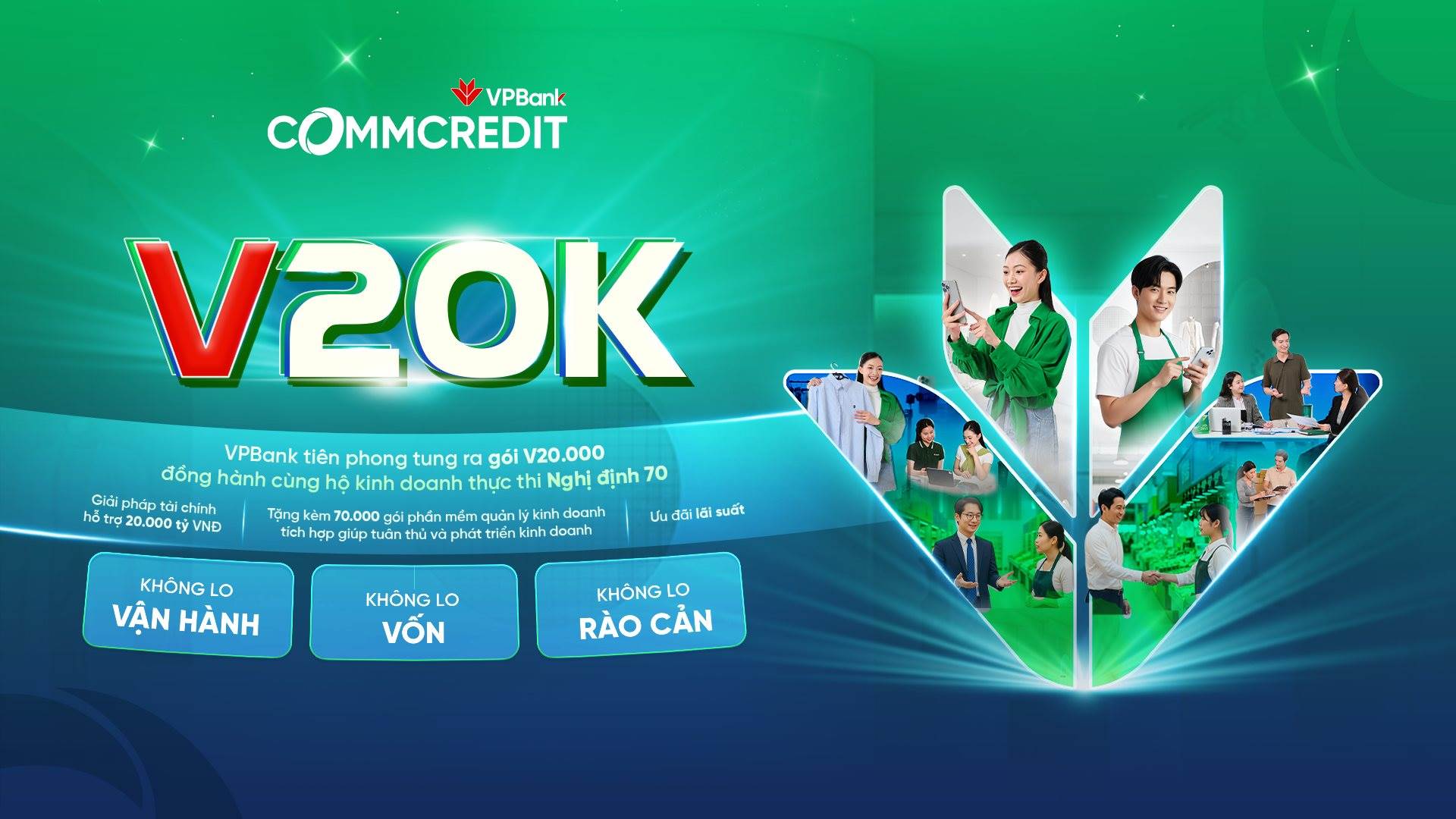 Bộ giải pháp toàn diện “5 trong 1” từ VPBank giúp hộ kinh doanh bắt nhịp Nghị định 70