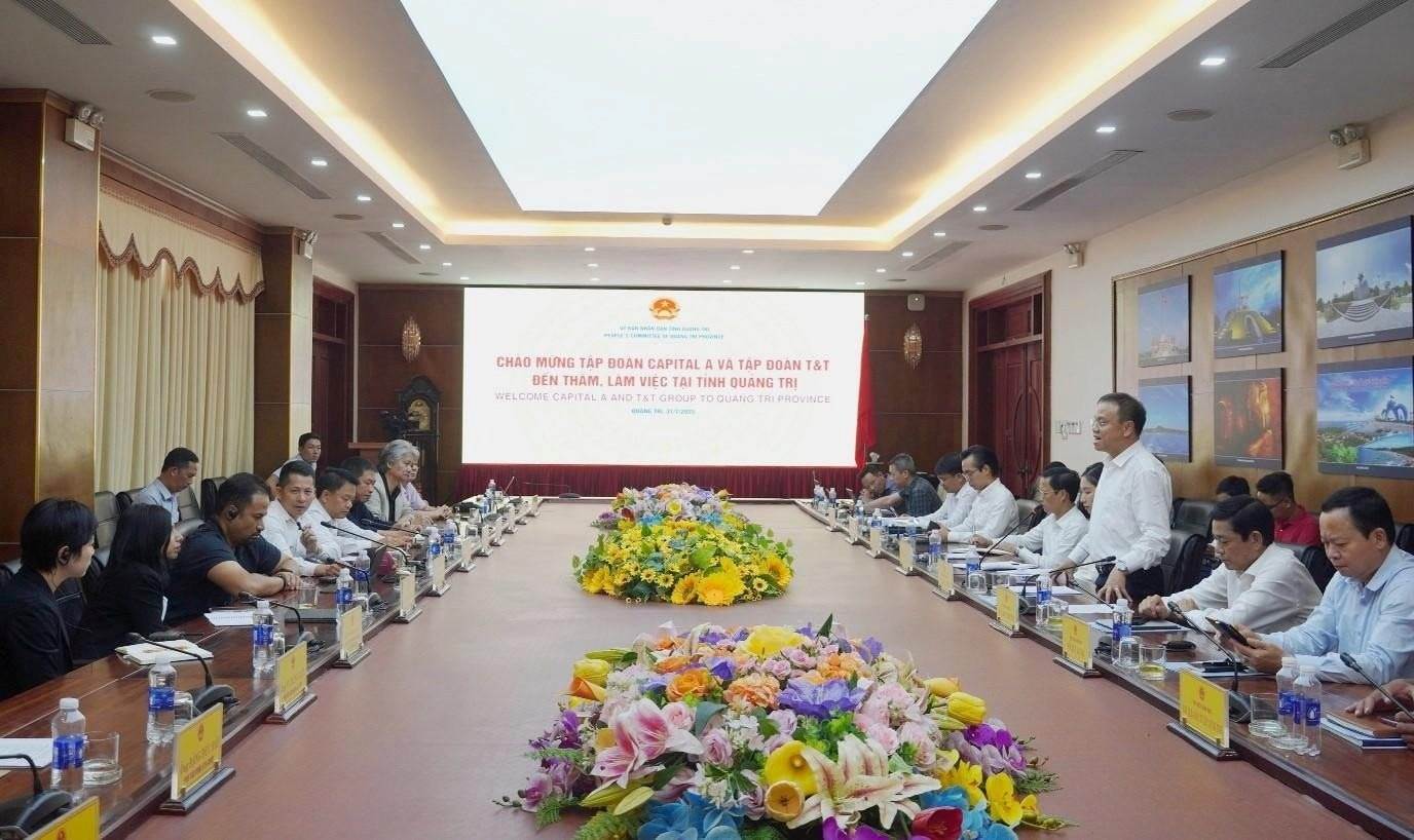 Tập đoàn của bầu Hiển bắt tay ‘đại gia’ hàng không giá rẻ Malaysia nghiên cứu siêu dự án tại Quảng Trị