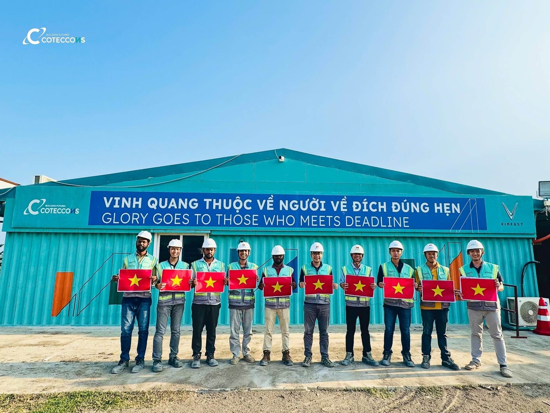 CTD: Coteccons thi công “thần tốc” nhà máy VinFast 2 tỷ USD tại Ấn Độ, hoàn thành sau 17 tháng