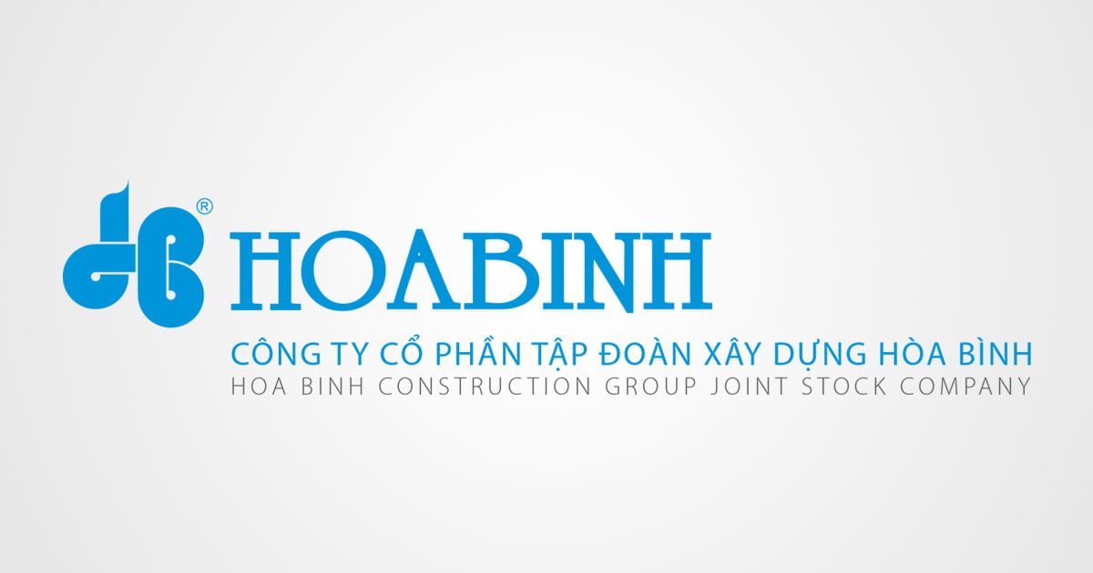 Logo của Tập đoàn Xây dựng Hòa Bình, doanh nghiệp niêm yết cổ phiếu HBC trên sàn HOSE.