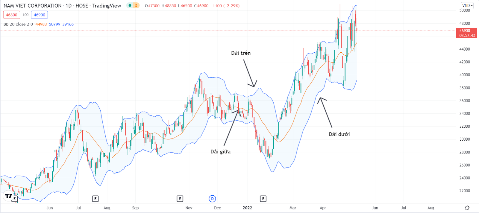 Bollinger Bands là gì? Giải thích dễ hiểu và hướng dẫn sử dụng Bollinger Bands cho nhà đầu tư F0