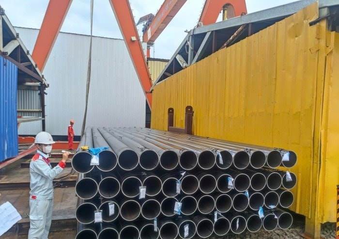 HPG: Hòa Phát cung cấp hơn 1.800 tấn ống thép cho Đại Dũng thi công Trung tâm Hội nghị APEC 2027