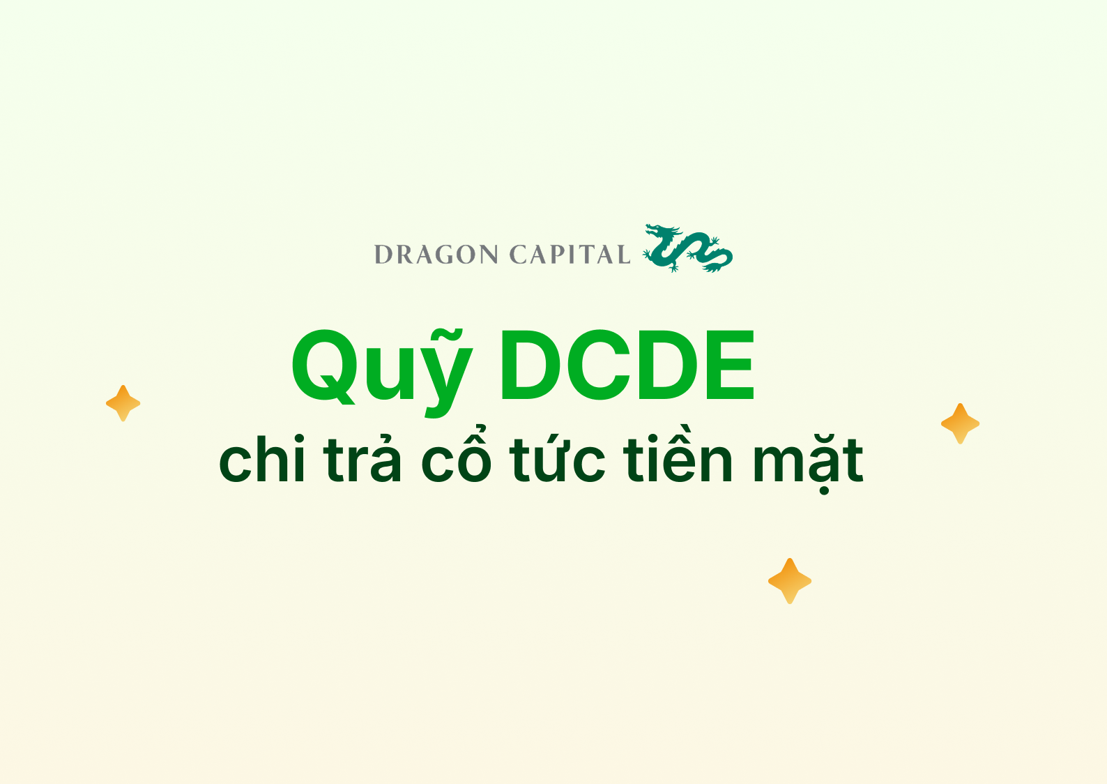 DCDE tiếp tục chi trả cổ tức tiền mặt cho năm tài chính 2025